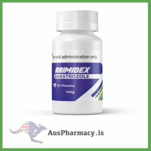 Image showing Sci-Pharma Arimidex 1mg tablets, commonly discussed in educational materials about estrogen suppression and hormone modulation